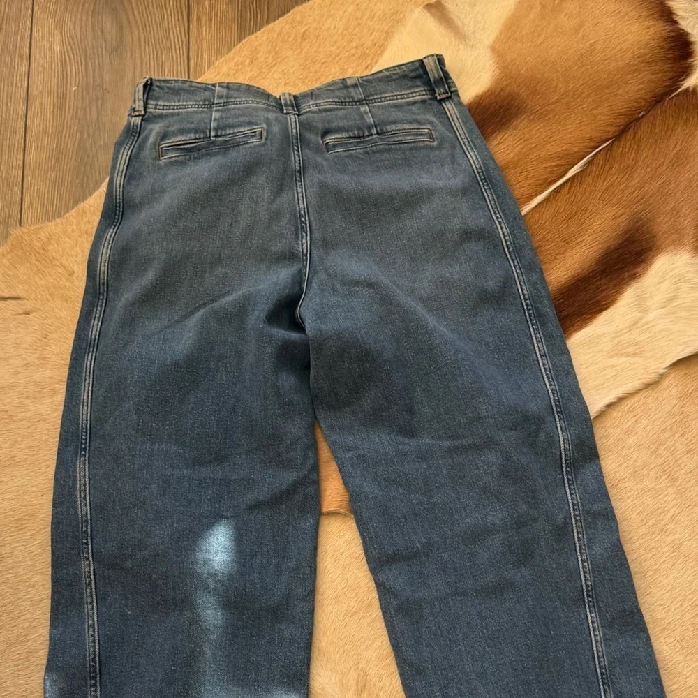 Madewell High-Waist Jeans Tapered Denim Trousers nwt 29 barrel style